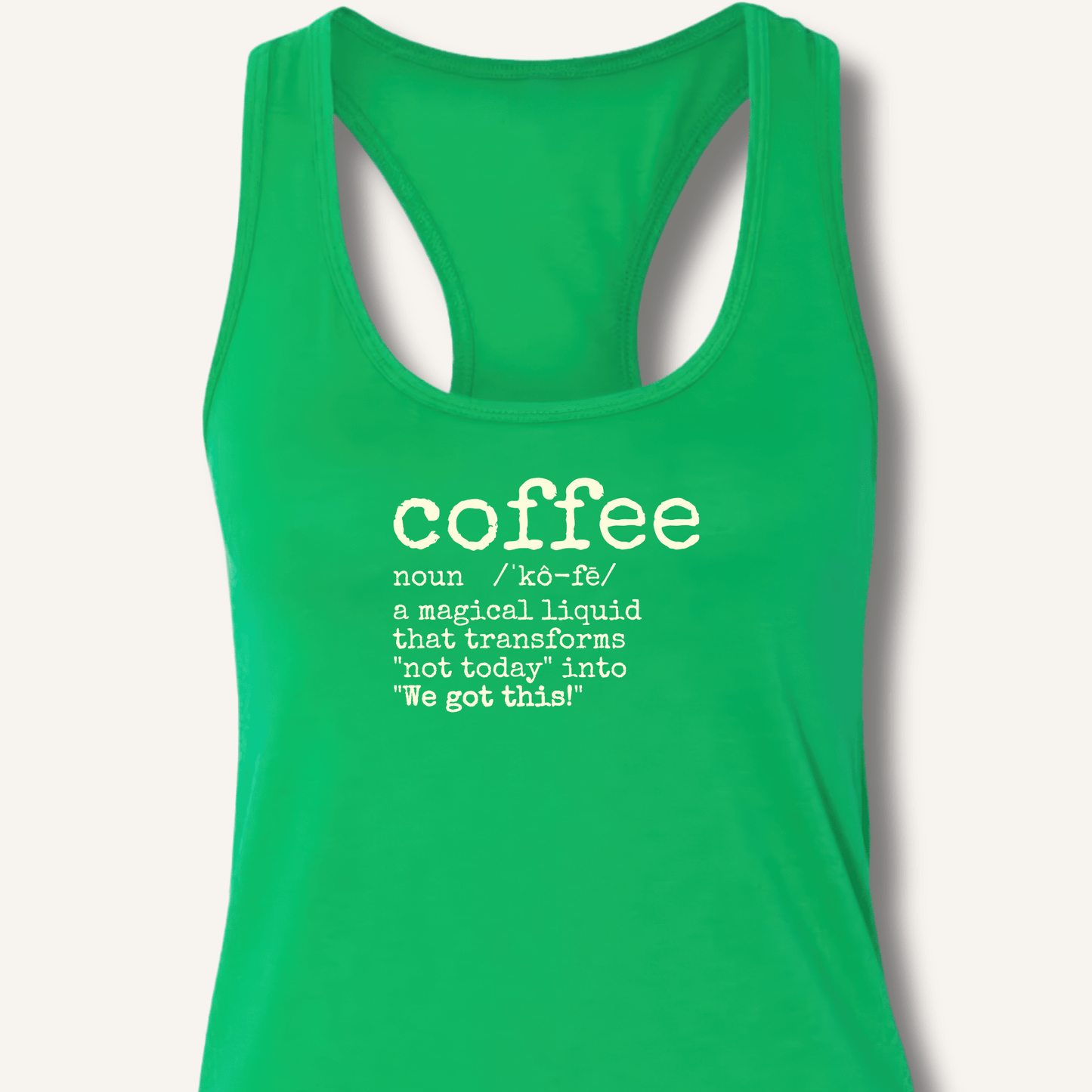 Coffee Definition Racerback Tank - Sip & Shirt