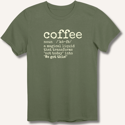 Coffee Definition T-Shirt - Sip & Shirt