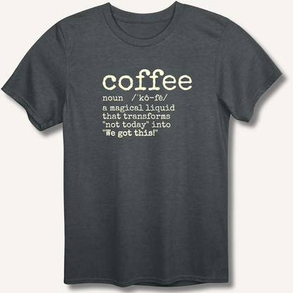 Coffee Definition T-Shirt - Sip & Shirt