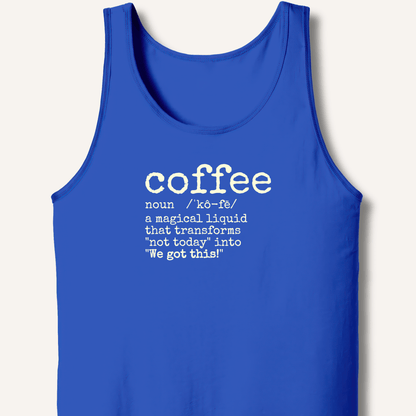 Coffee Definition Tank - Sip & Shirt