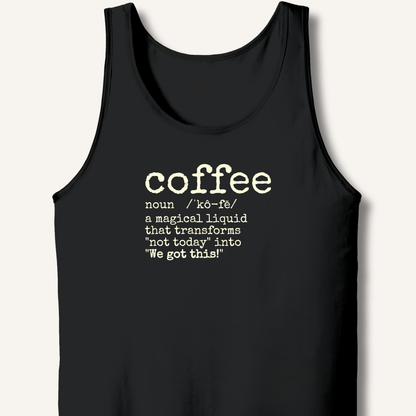 Coffee Definition Tank - Sip & Shirt
