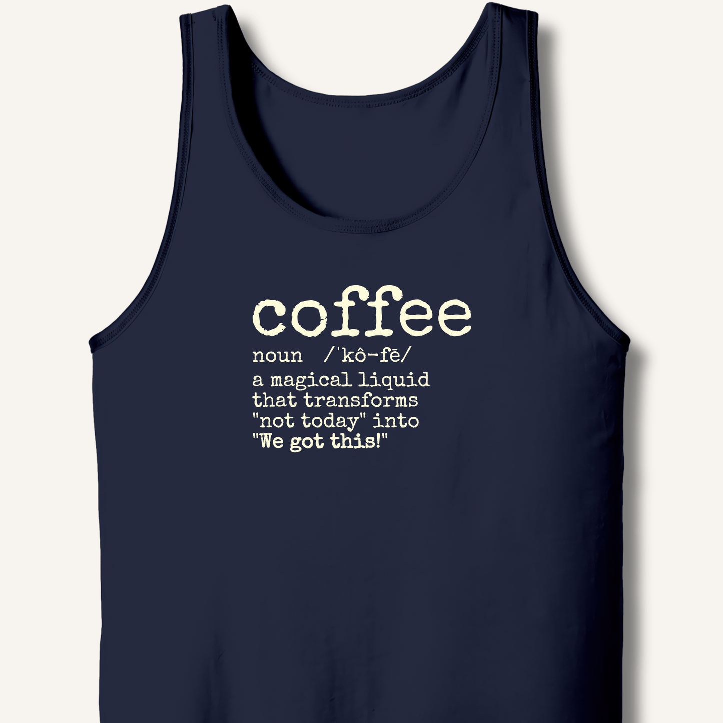 Coffee Definition Tank - Sip & Shirt