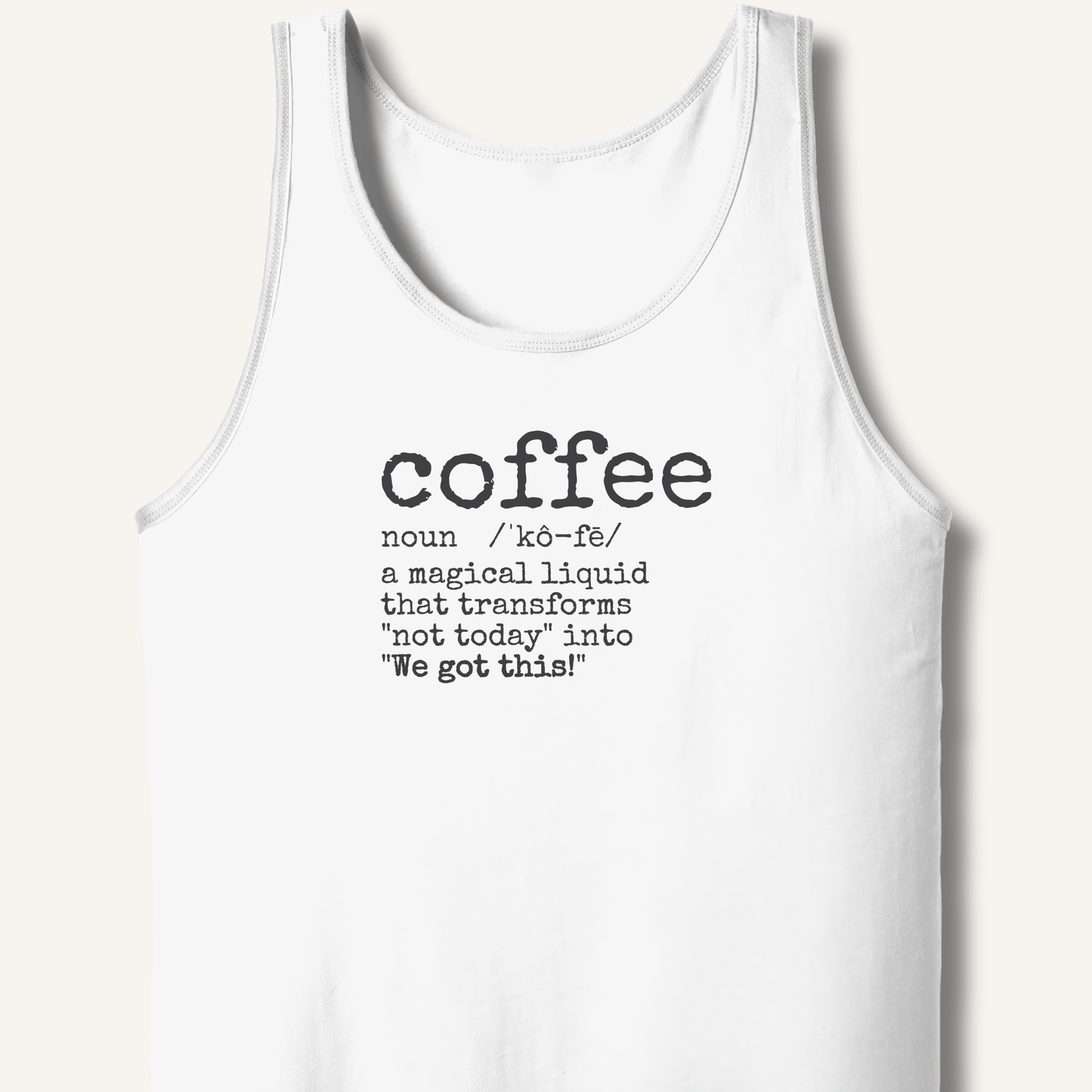 Coffee Definition Tank - Sip & Shirt