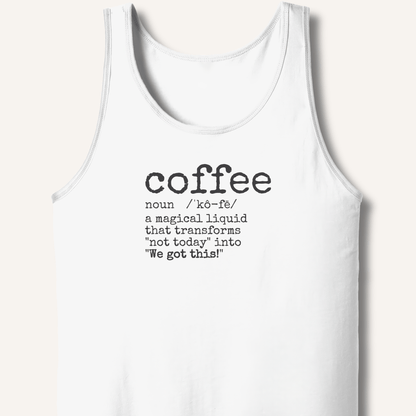 Coffee Definition Tank - Sip & Shirt