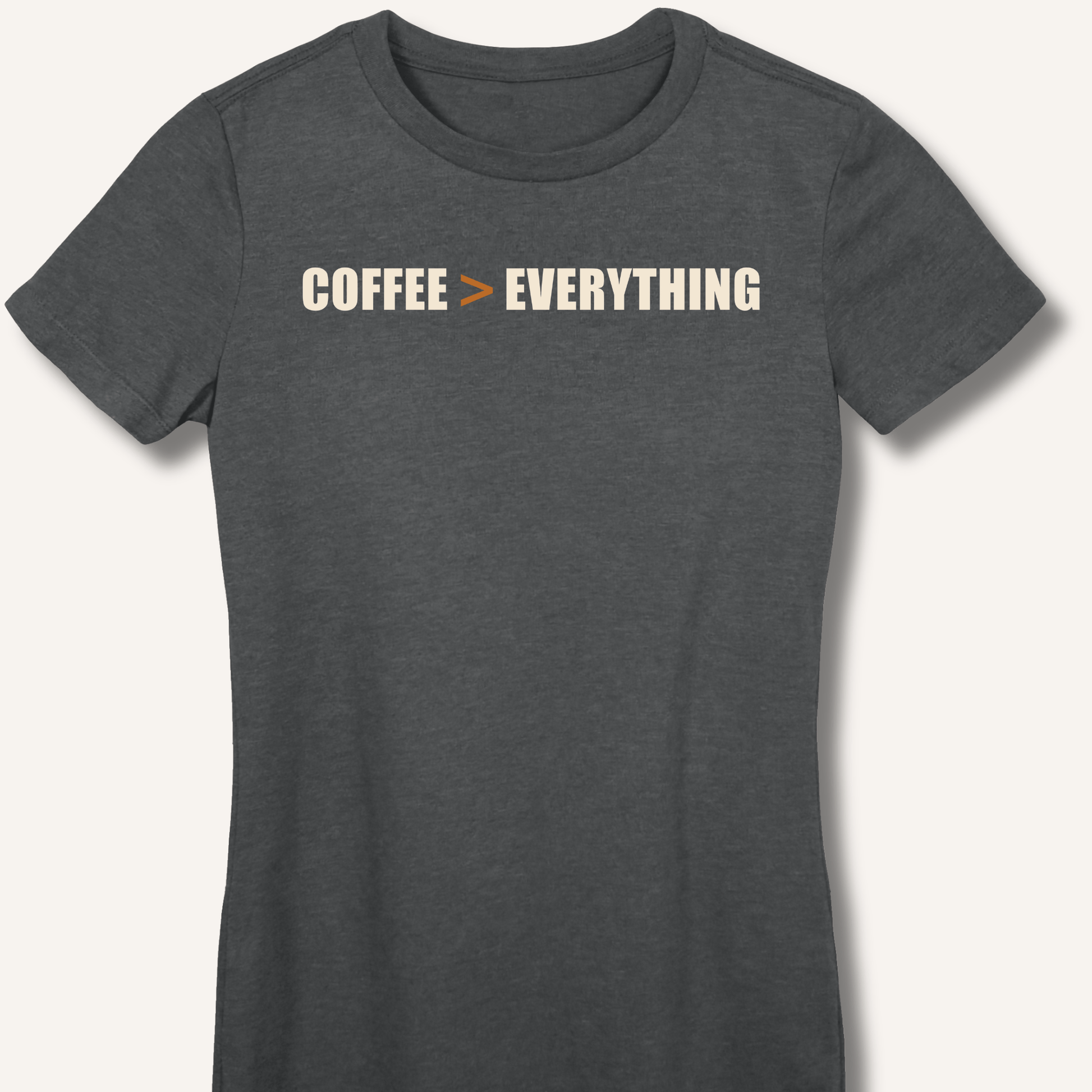 Coffee > Everything Fitted T-Shirt - Sip & Shirt