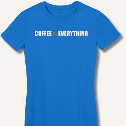 Coffee > Everything Fitted T-Shirt - Sip & Shirt