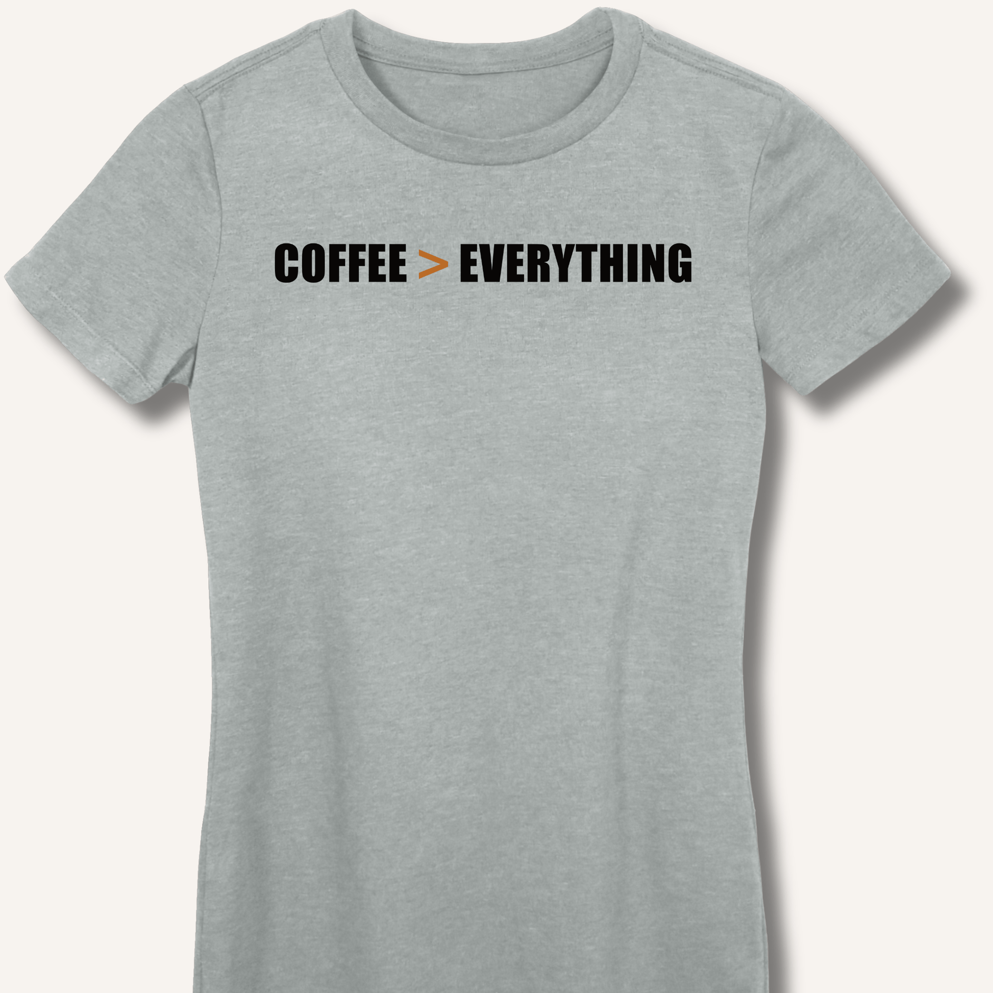 Coffee > Everything Fitted T-Shirt - Sip & Shirt