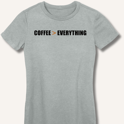 Coffee > Everything Fitted T-Shirt - Sip & Shirt