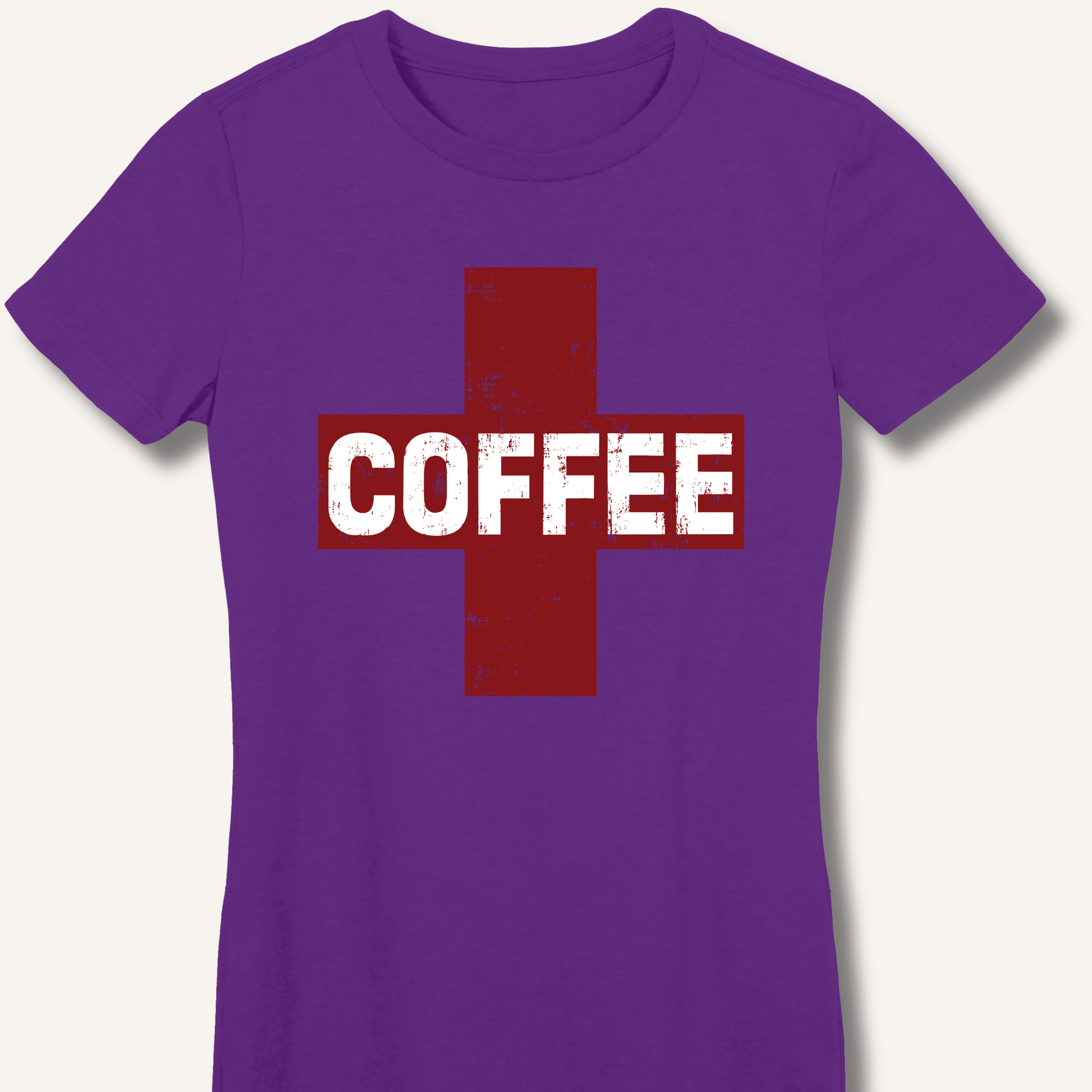 Coffee First Aid Fitted T-Shirt - Sip & Shirt