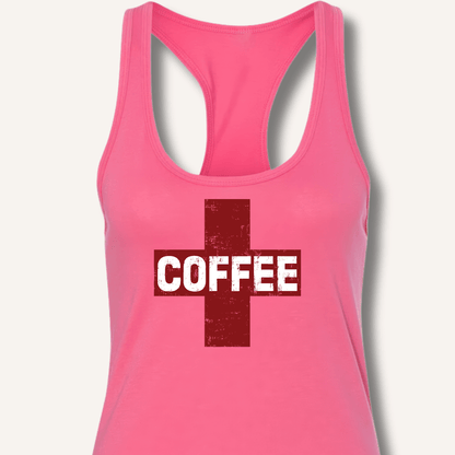 Coffee First Aid Racerback Tank - Sip & Shirt