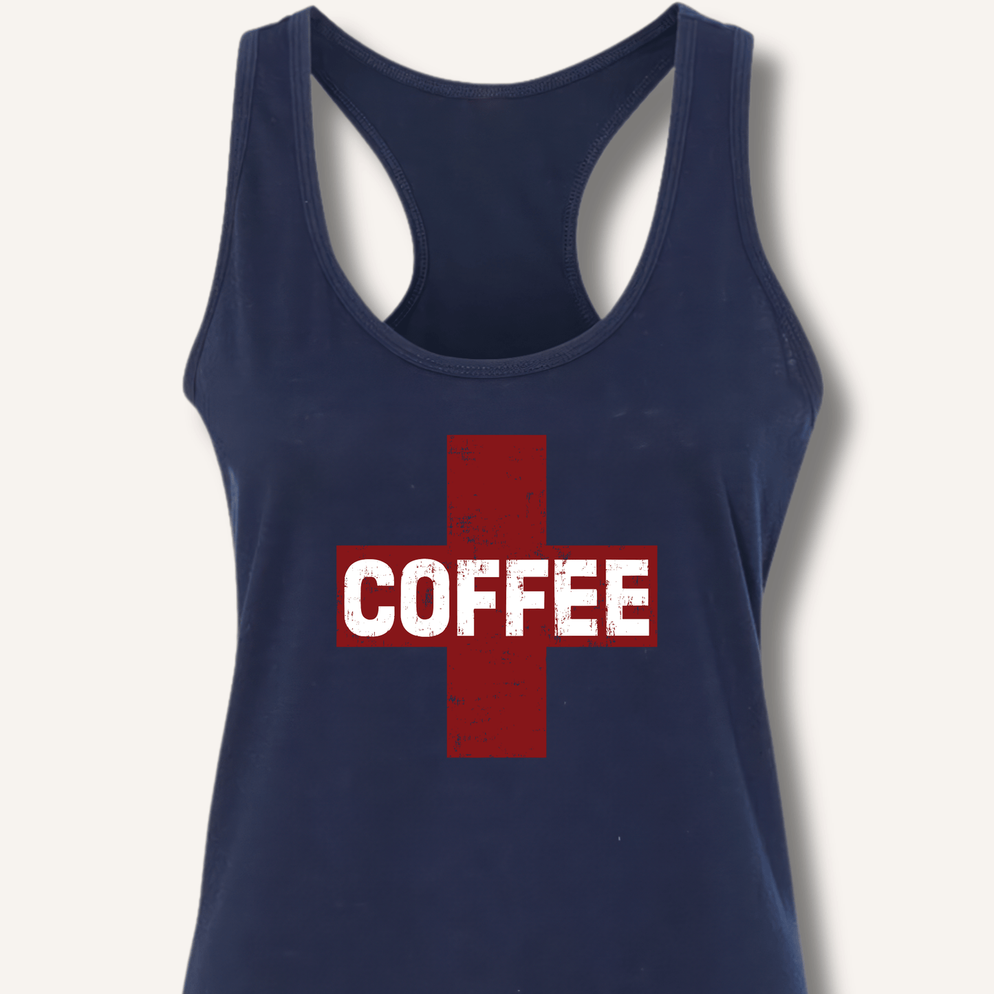 Coffee First Aid Racerback Tank - Sip & Shirt