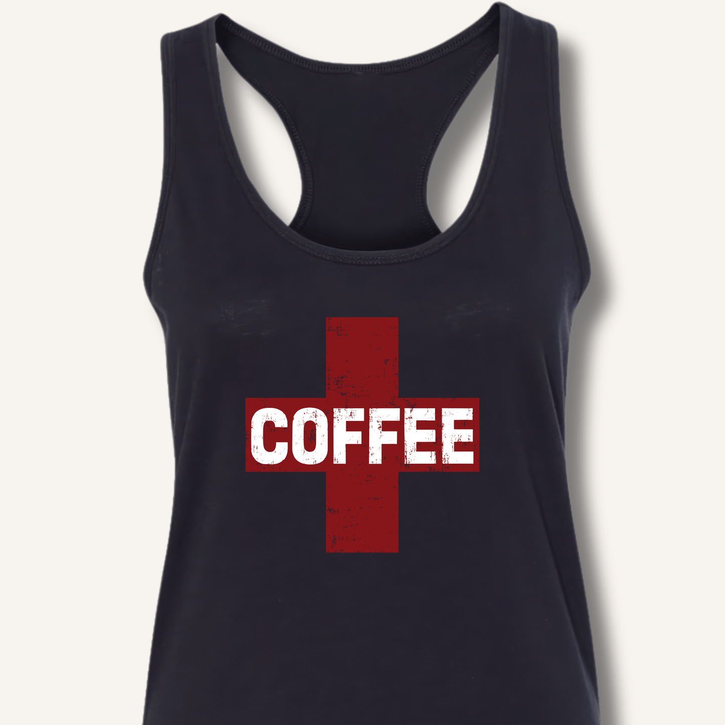 Coffee First Aid Racerback Tank - Sip & Shirt