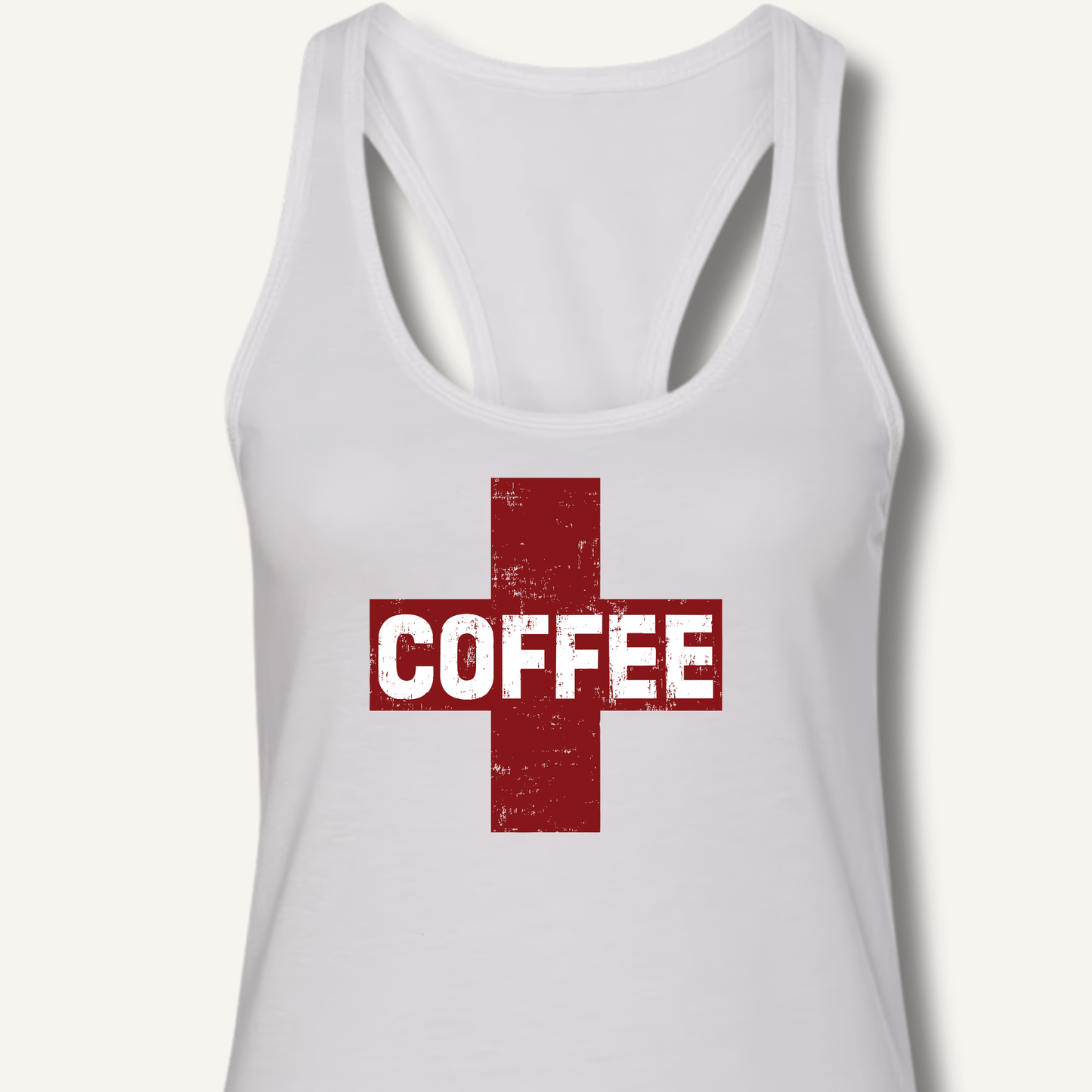 Coffee First Aid Racerback Tank - Sip & Shirt