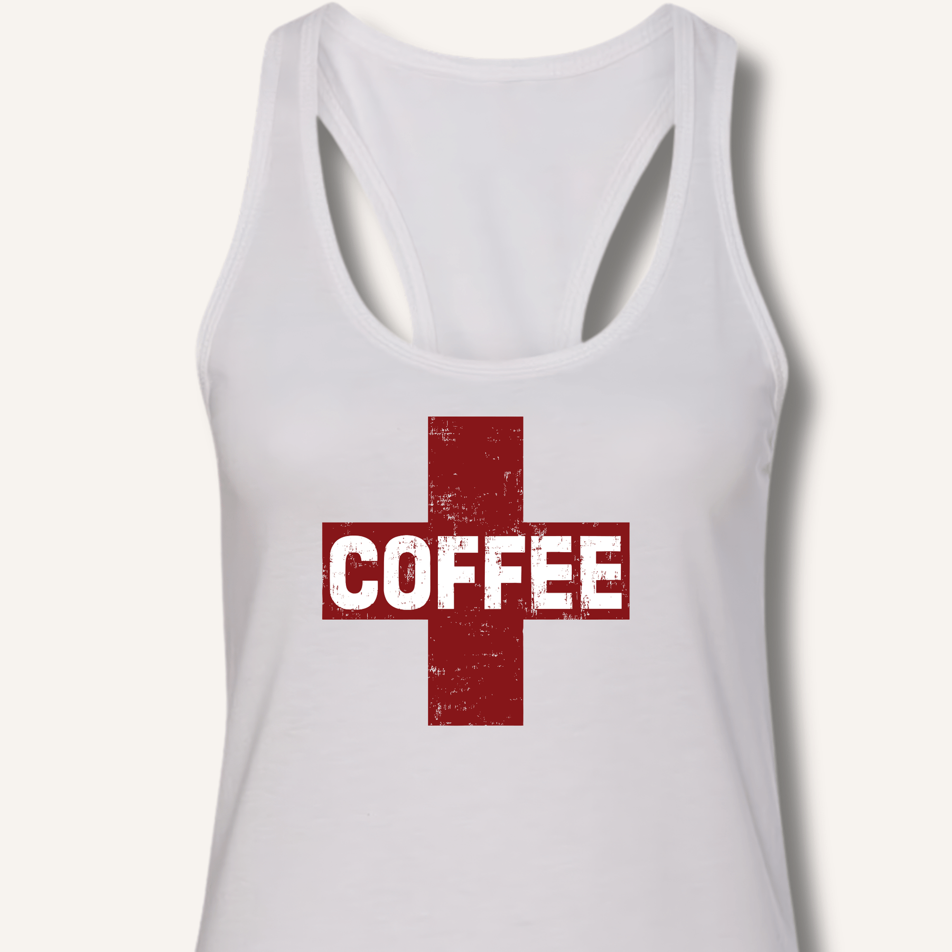 Coffee First Aid Racerback Tank - Sip & Shirt