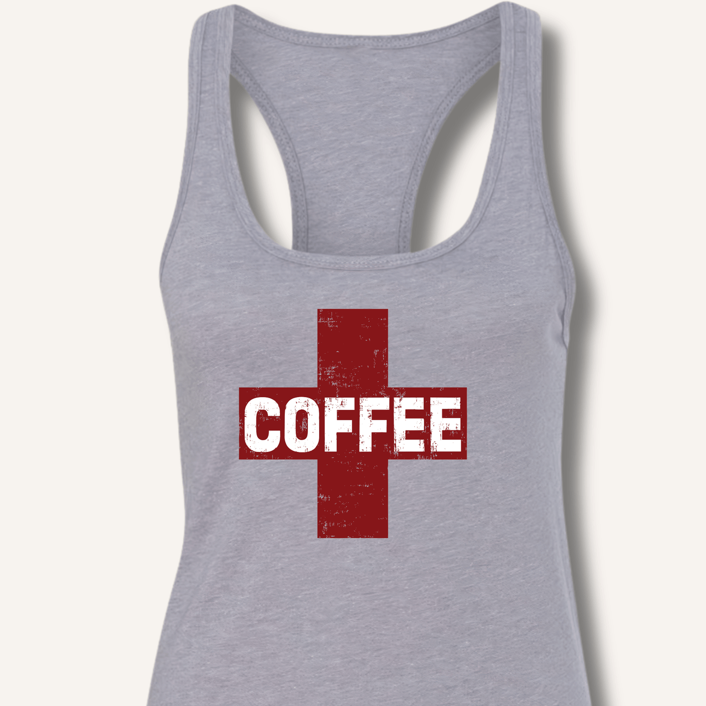 Coffee First Aid Racerback Tank - Sip & Shirt