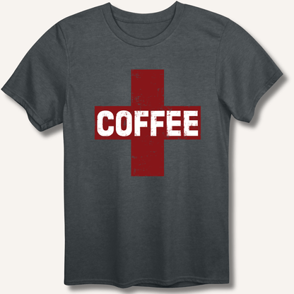 Coffee First Aid T-Shirt - Sip & Shirt