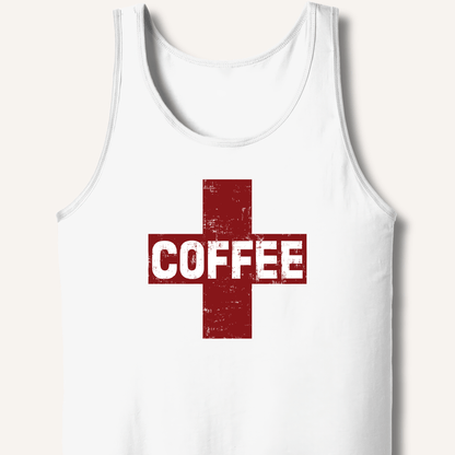 Coffee First Aid Tank - Sip & Shirt