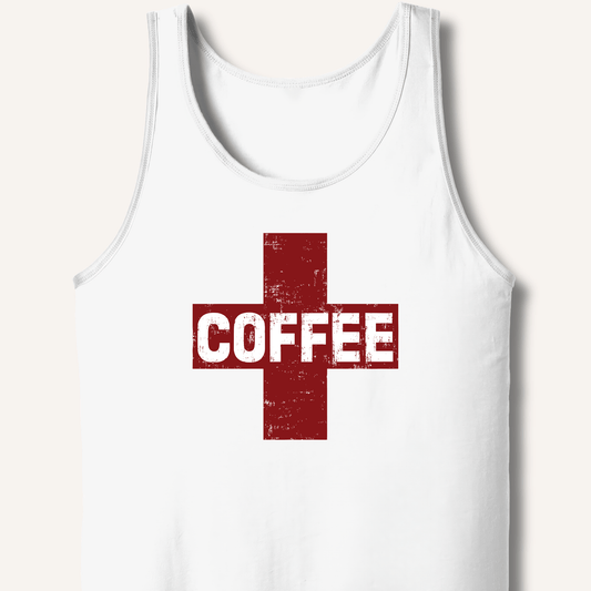 Coffee First Aid Tank - Sip & Shirt