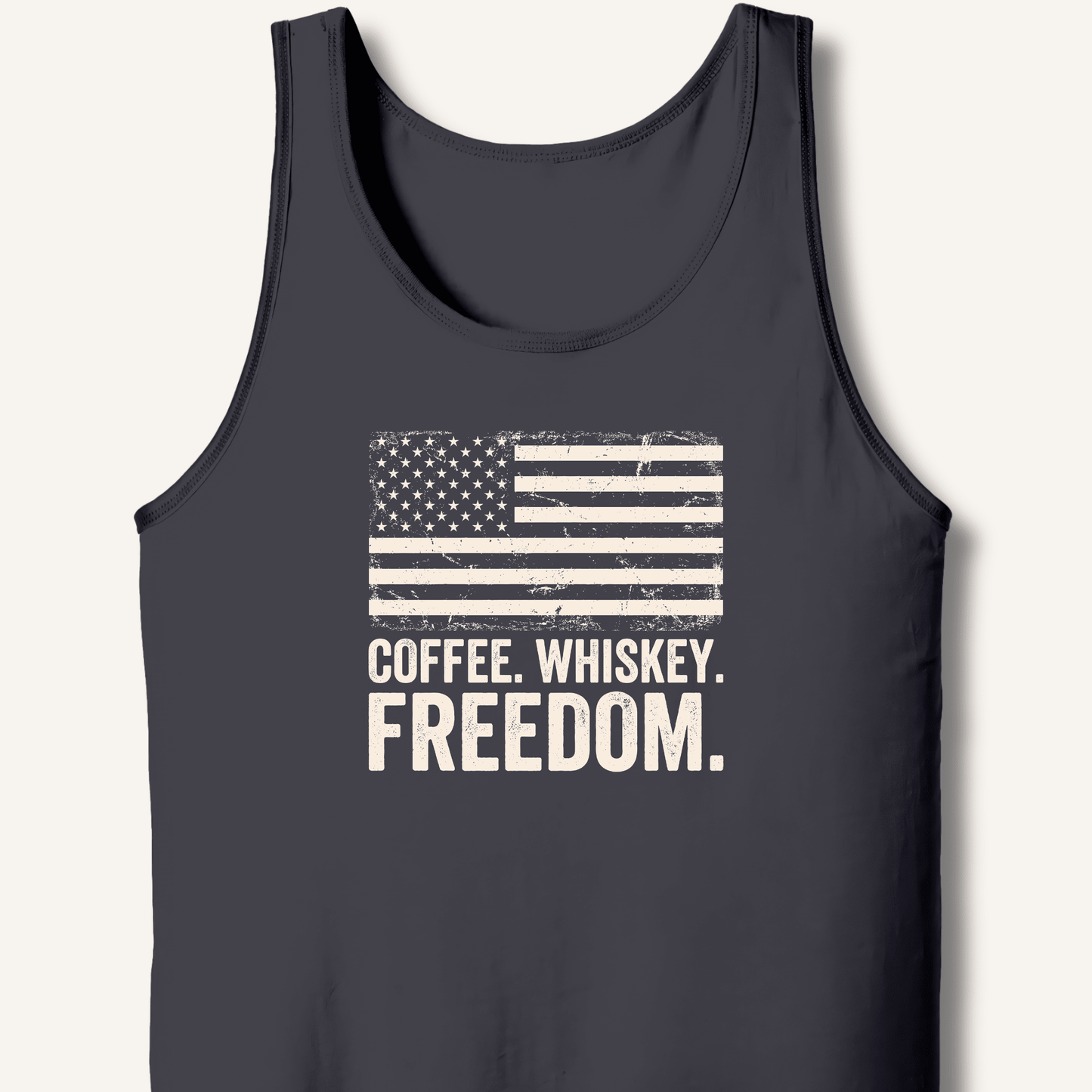 Coffee. Whiskey. Freedom. Tank - Sip & Shirt