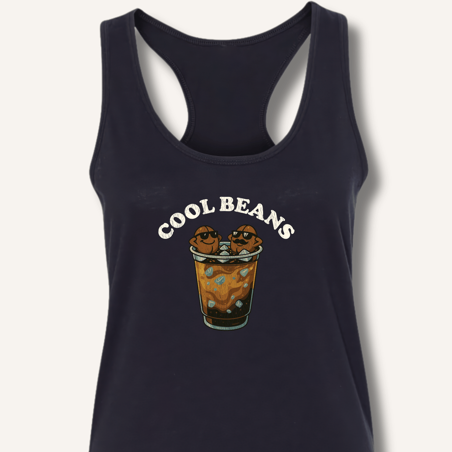 Cool Beans Racerback Tank - Sip & Shirt