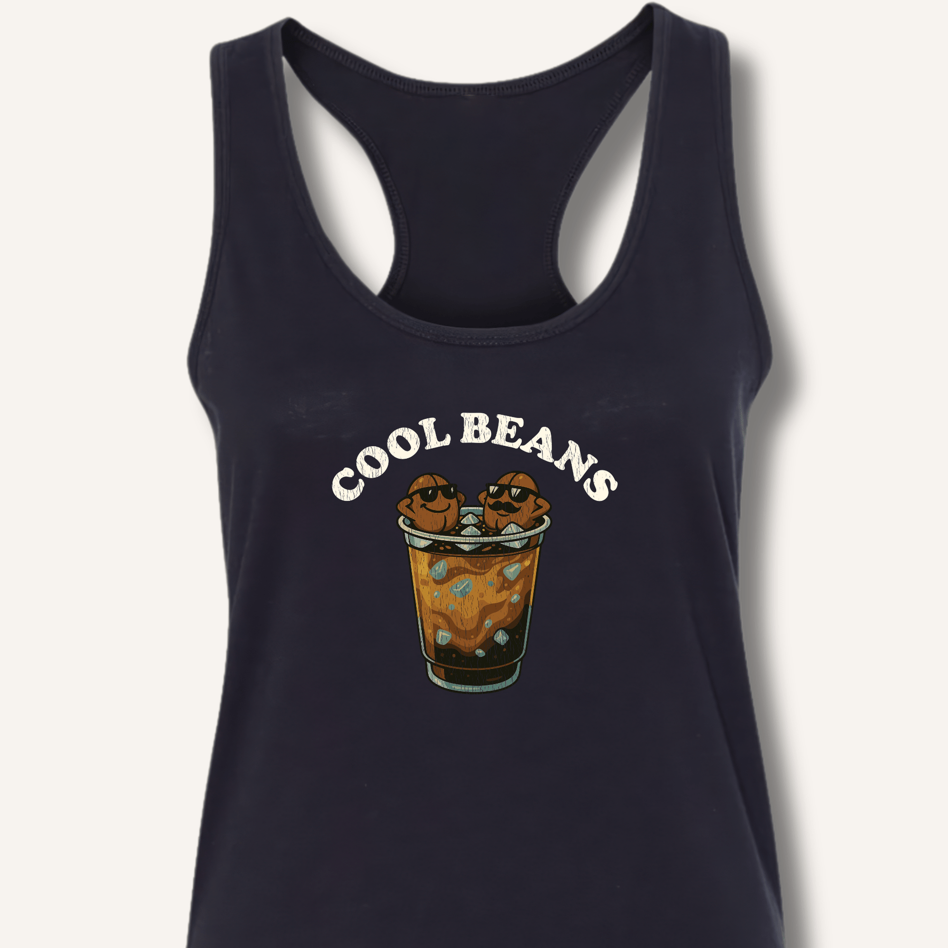 Cool Beans Racerback Tank - Sip & Shirt