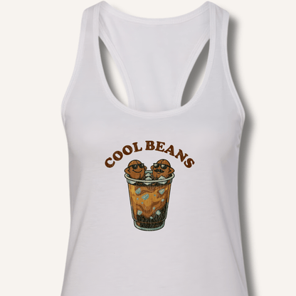 Cool Beans Racerback Tank - Sip & Shirt