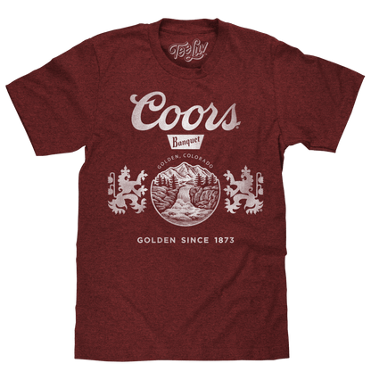 Coors Golden Since 1873 officially licensed beer t-shirt