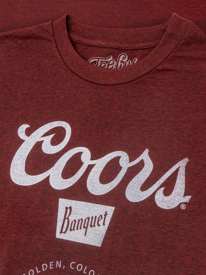 Coors Golden Since 1873 officially licensed beer t-shirt, detail