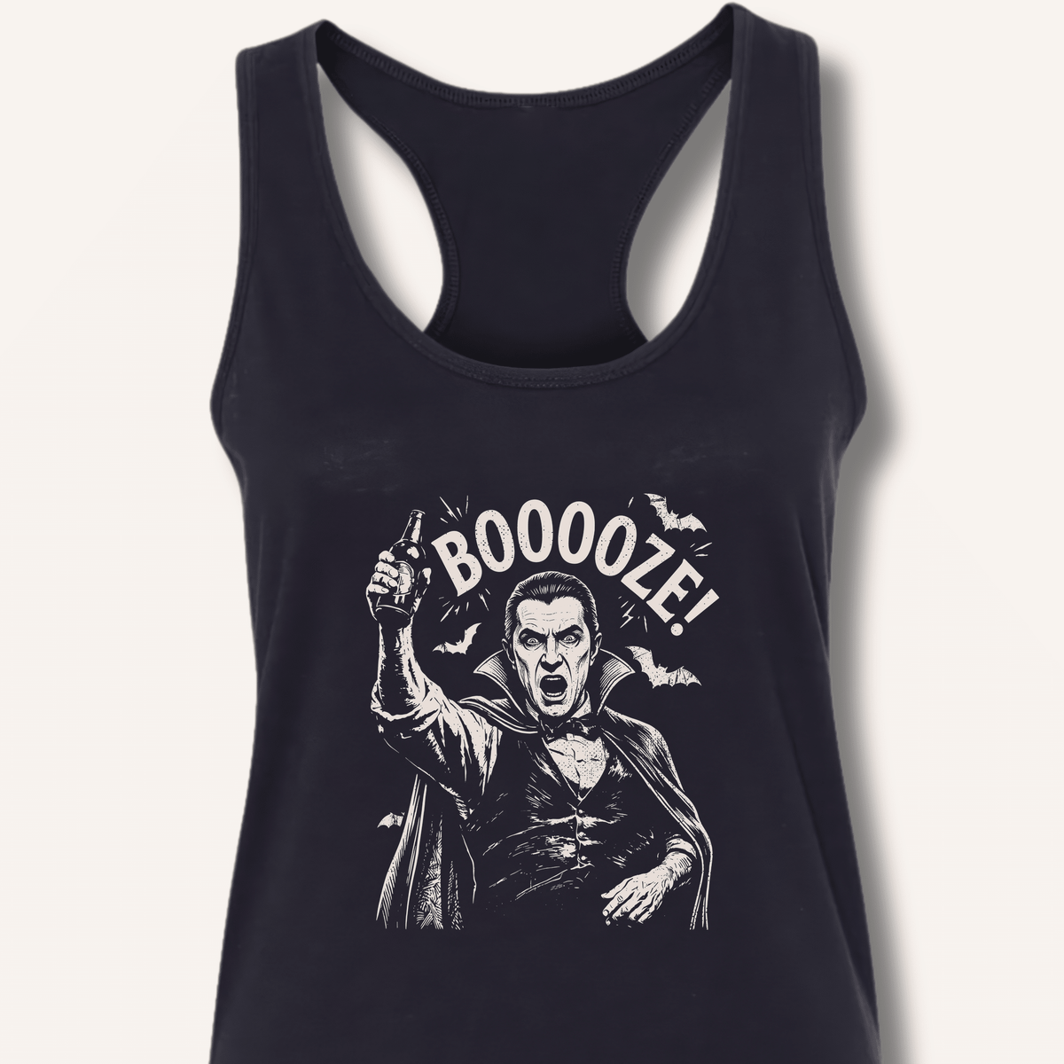Count Dracula's Booooze Racerback Tank - Sip & Shirt