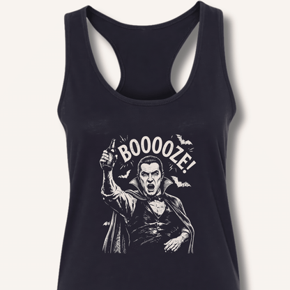 Count Dracula's Booooze Racerback Tank - Sip & Shirt