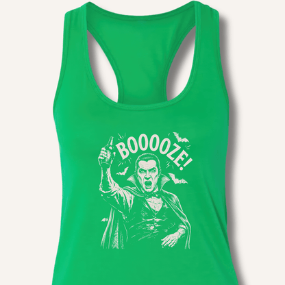 Count Dracula's Booooze Racerback Tank - Sip & Shirt