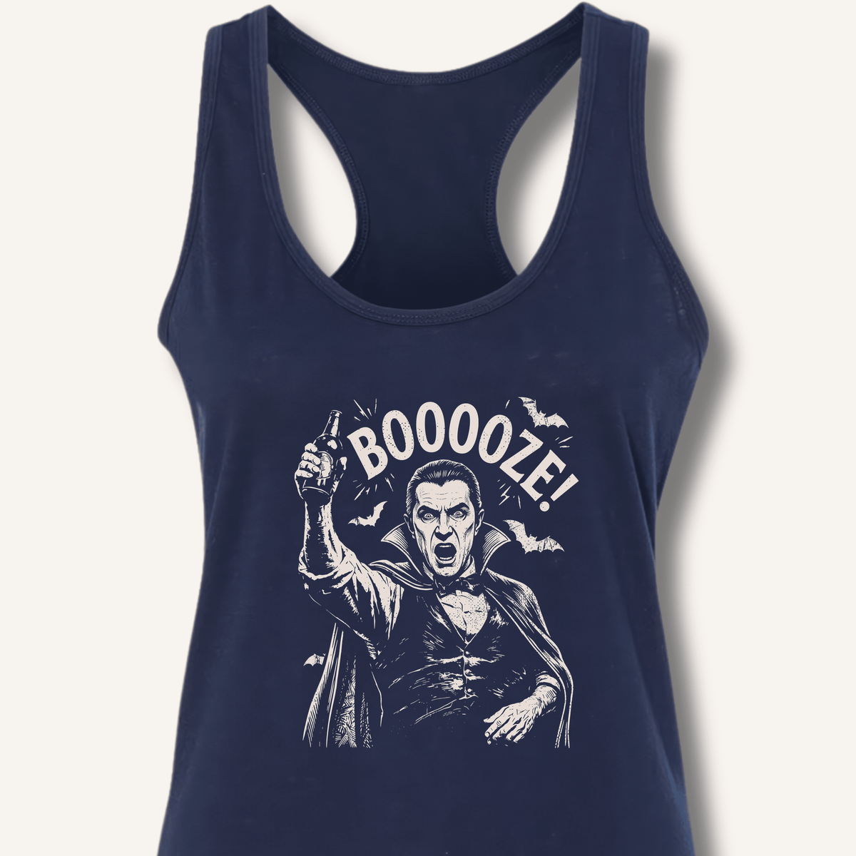 Count Dracula's Booooze Racerback Tank - Sip & Shirt