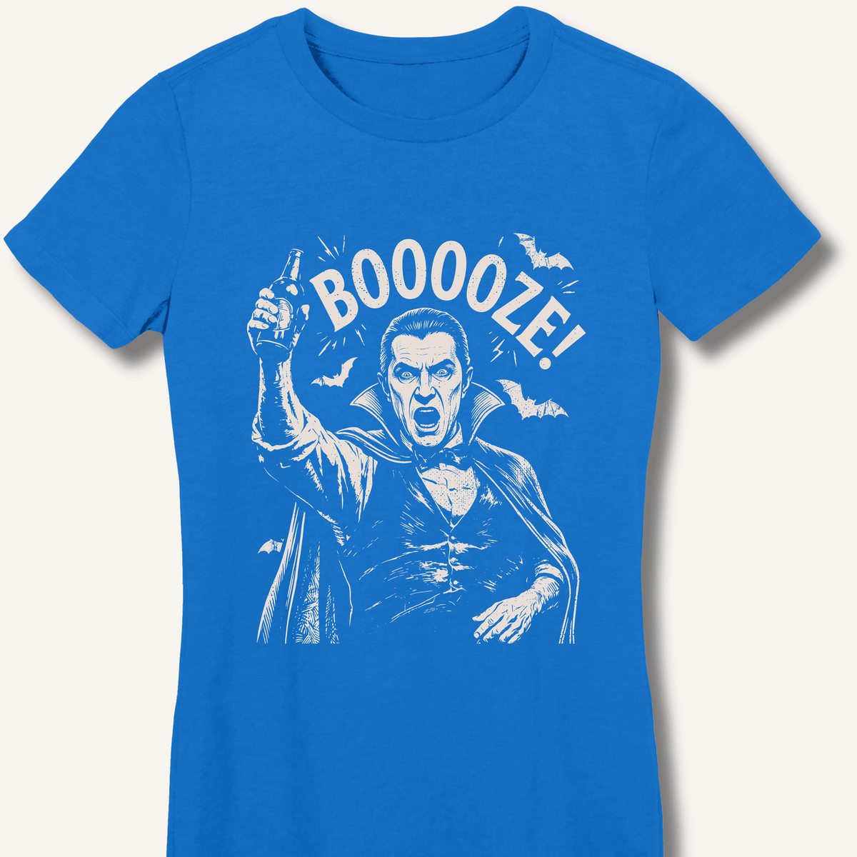 Count Dracula's Booooze Women's Fitted T-Shirt - Sip & Shirt