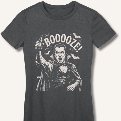 Count Dracula's Booooze Women's Fitted T-Shirt - Sip & Shirt