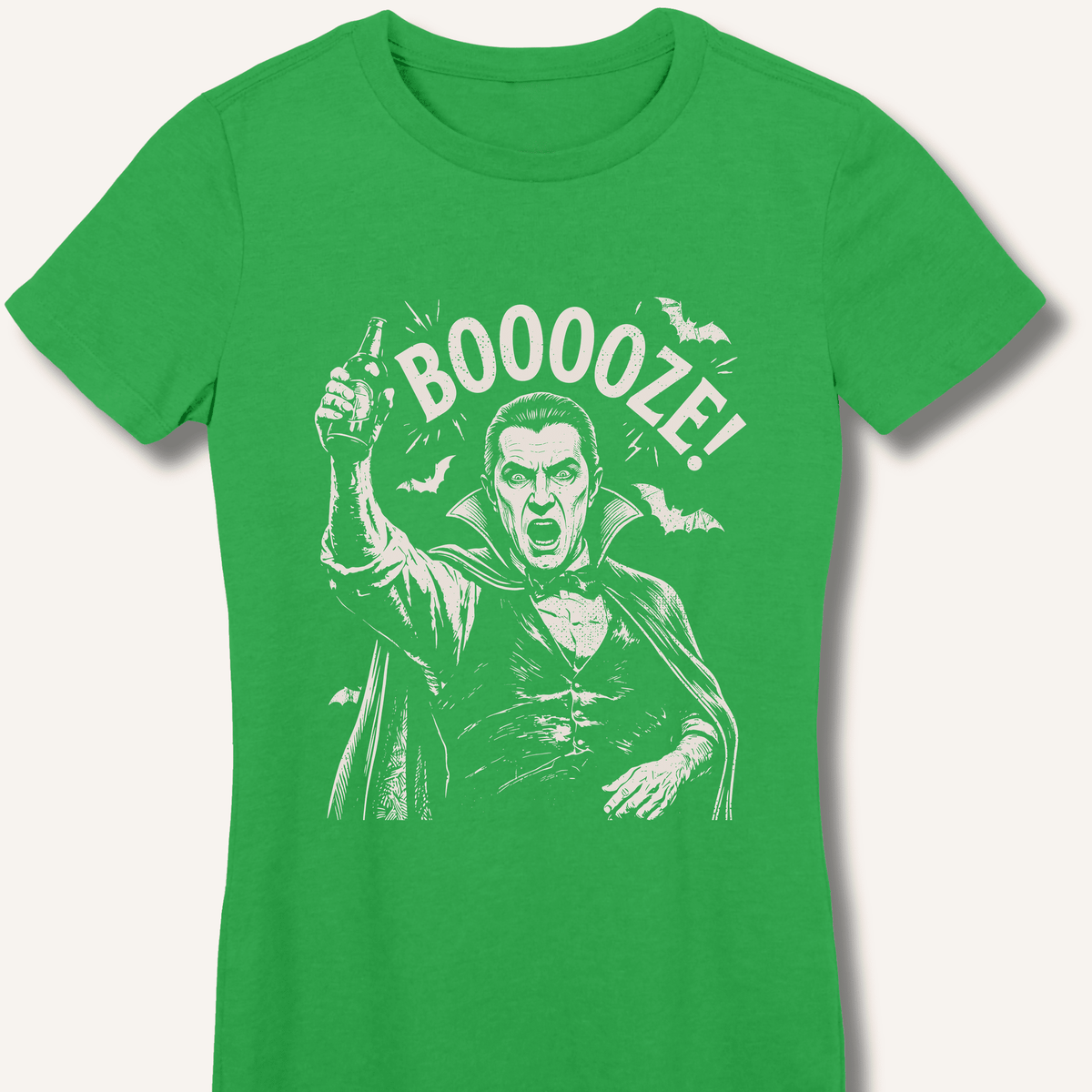 Count Dracula's Booooze Women's Fitted T-Shirt - Sip & Shirt