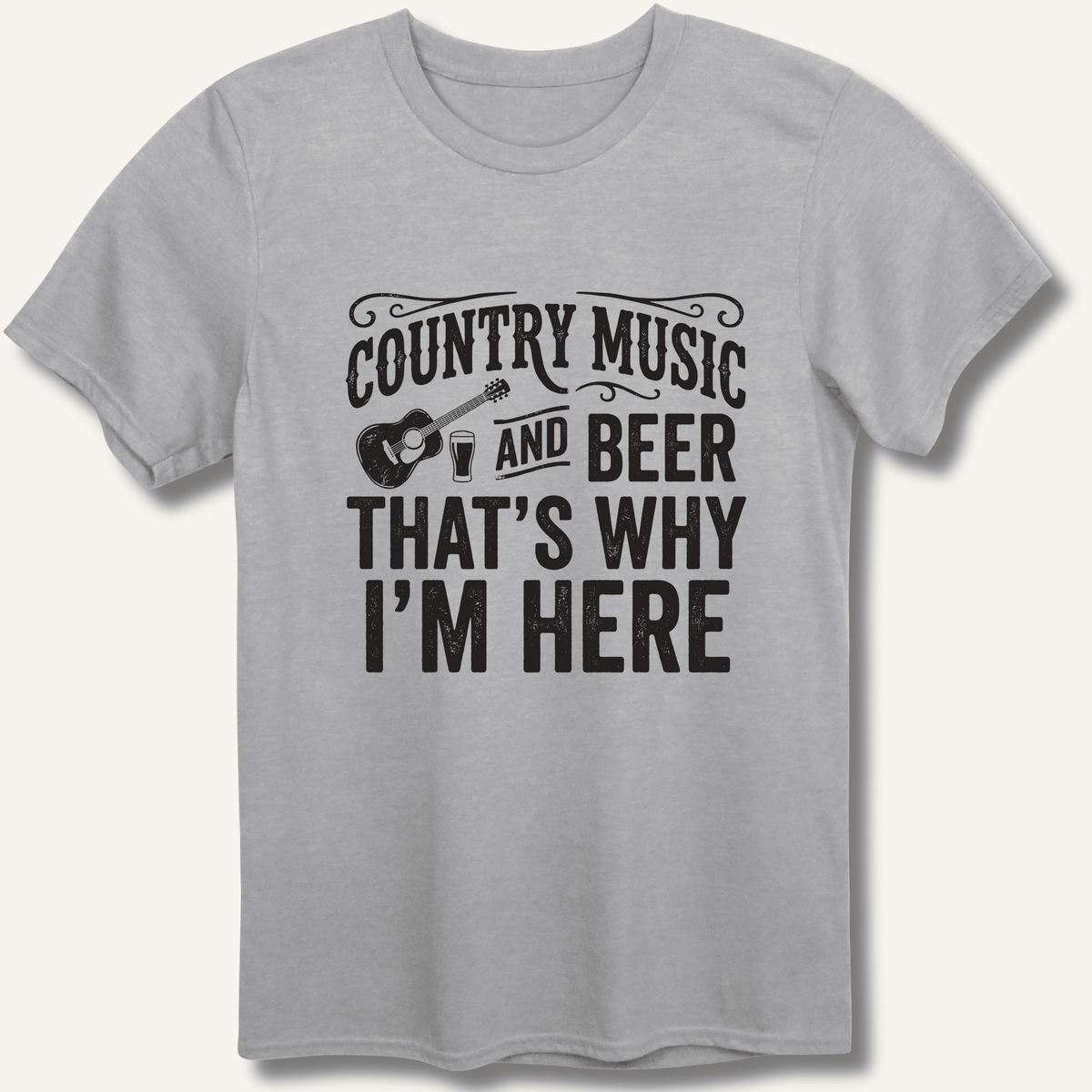 Country Music & Beer T-Shirt - Sip & Shirt