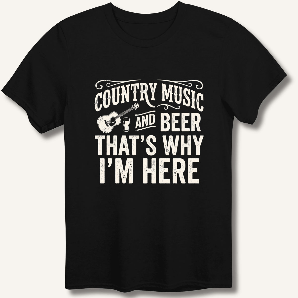 Country Music & Beer T-Shirt - Sip & Shirt