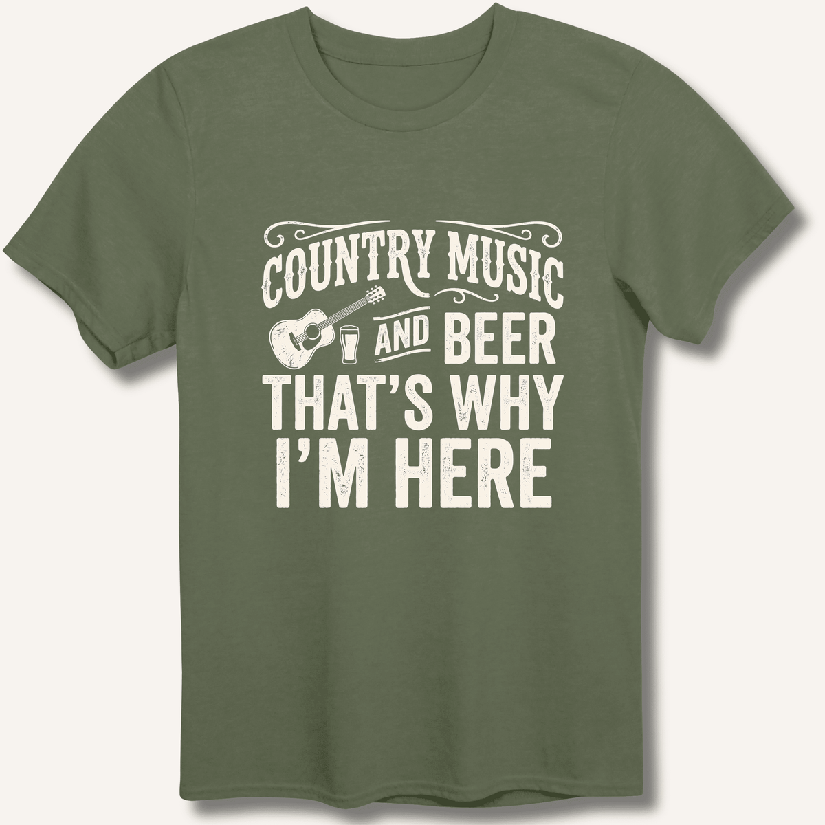 Country Music & Beer T-Shirt - Sip & Shirt