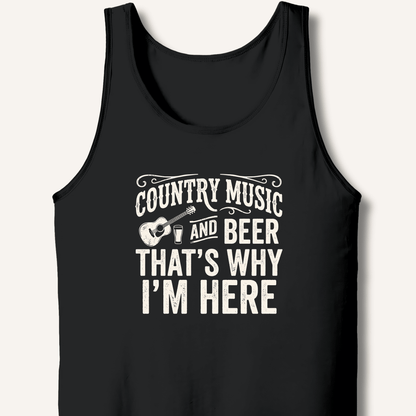 Country Music & Beer Tank - Sip & Shirt