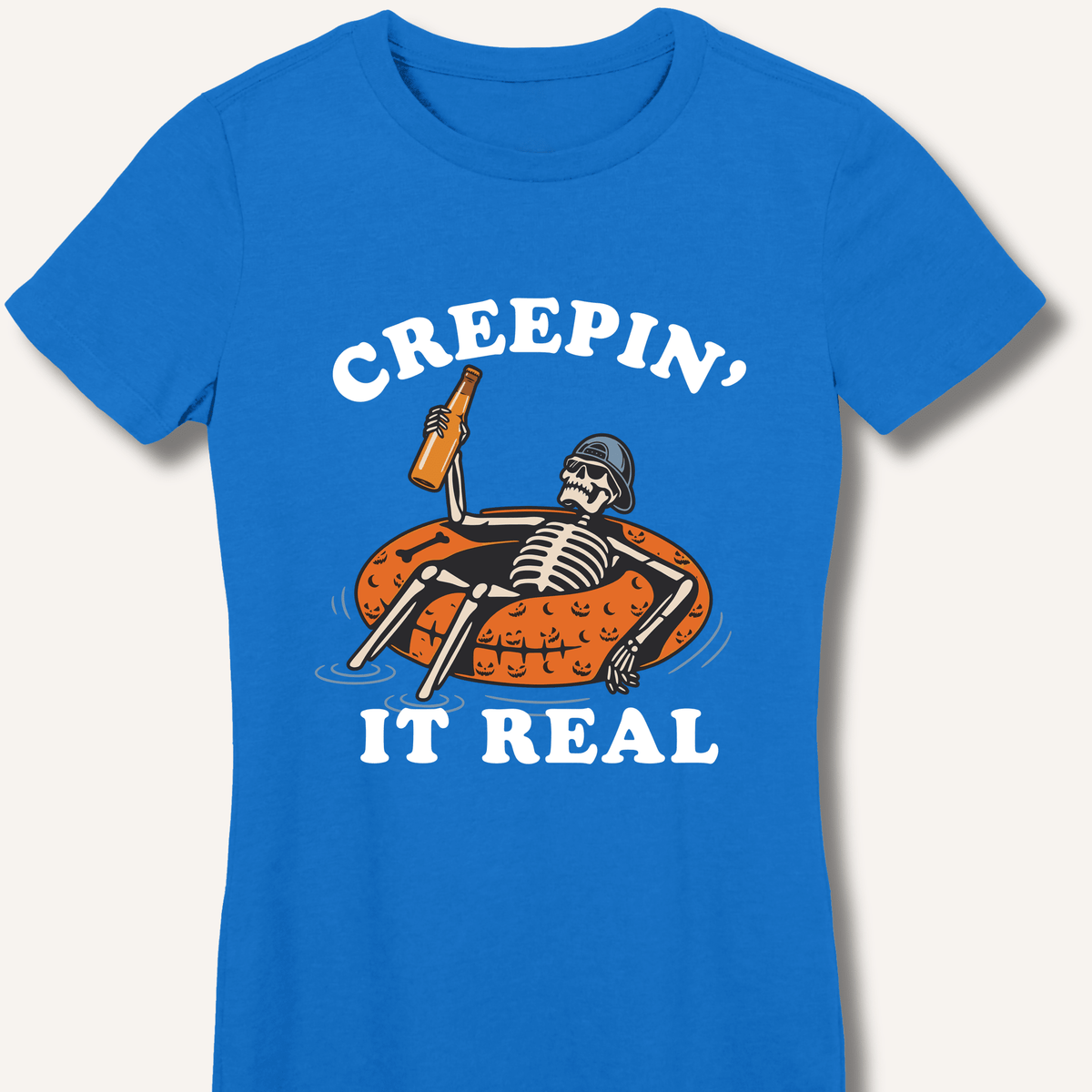 Creepin' It Real Women's Fitted T-Shirt - Sip & Shirt