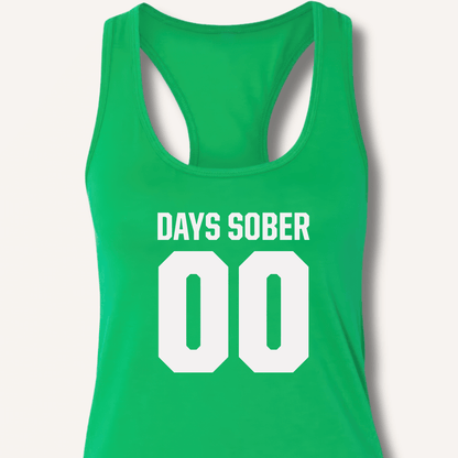 Days Sober Racerback Tank - Sip & Shirt