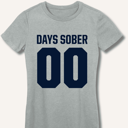Days Sober Women's Fitted T-Shirt - Sip & Shirt