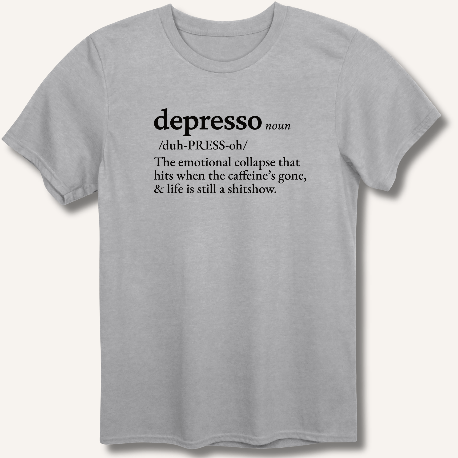Depresso Definition T-Shirt - Sip & Shirt