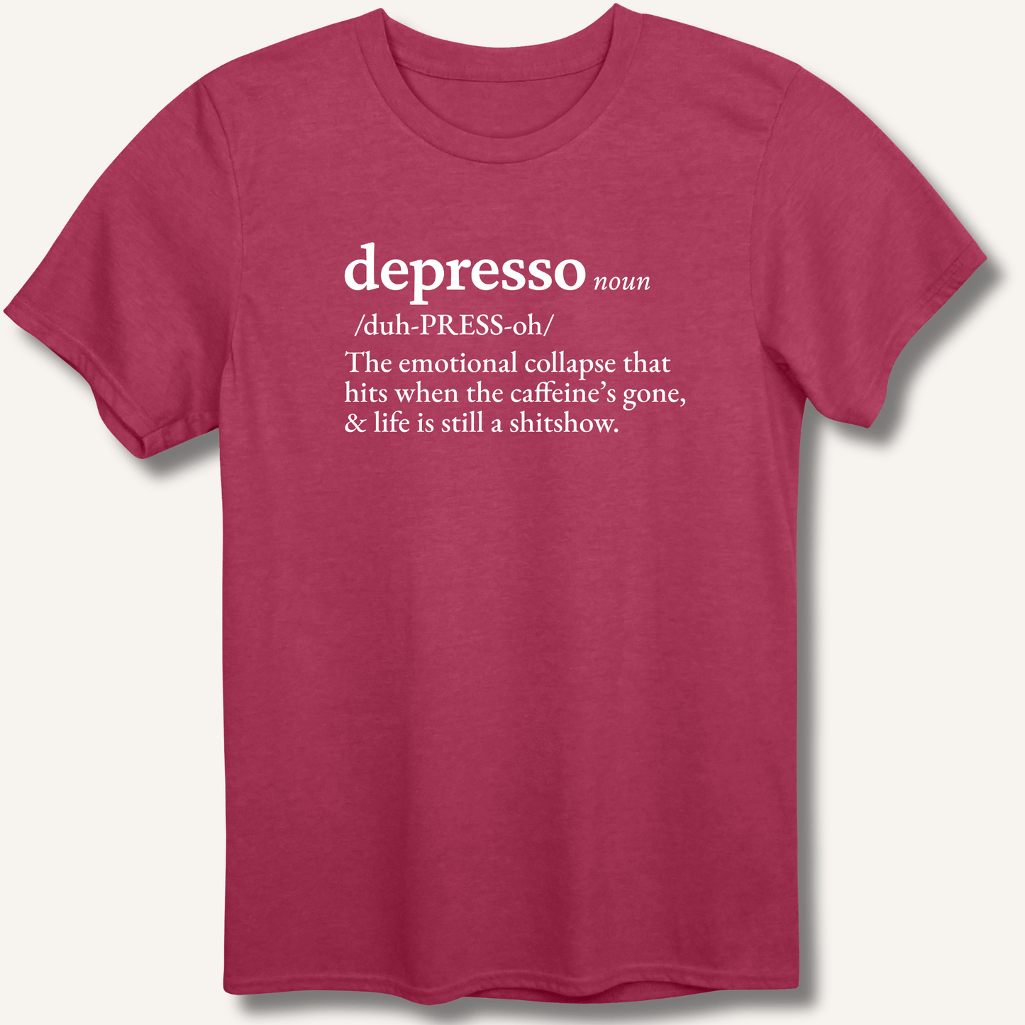 Depresso Definition T-Shirt - Sip & Shirt