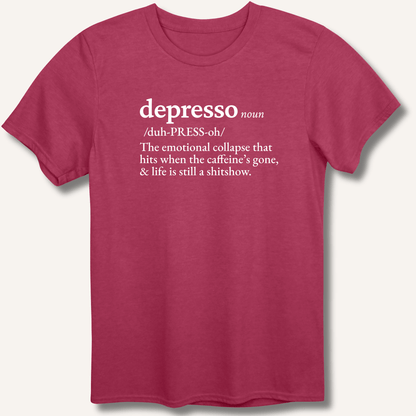 Depresso Definition T-Shirt - Sip & Shirt