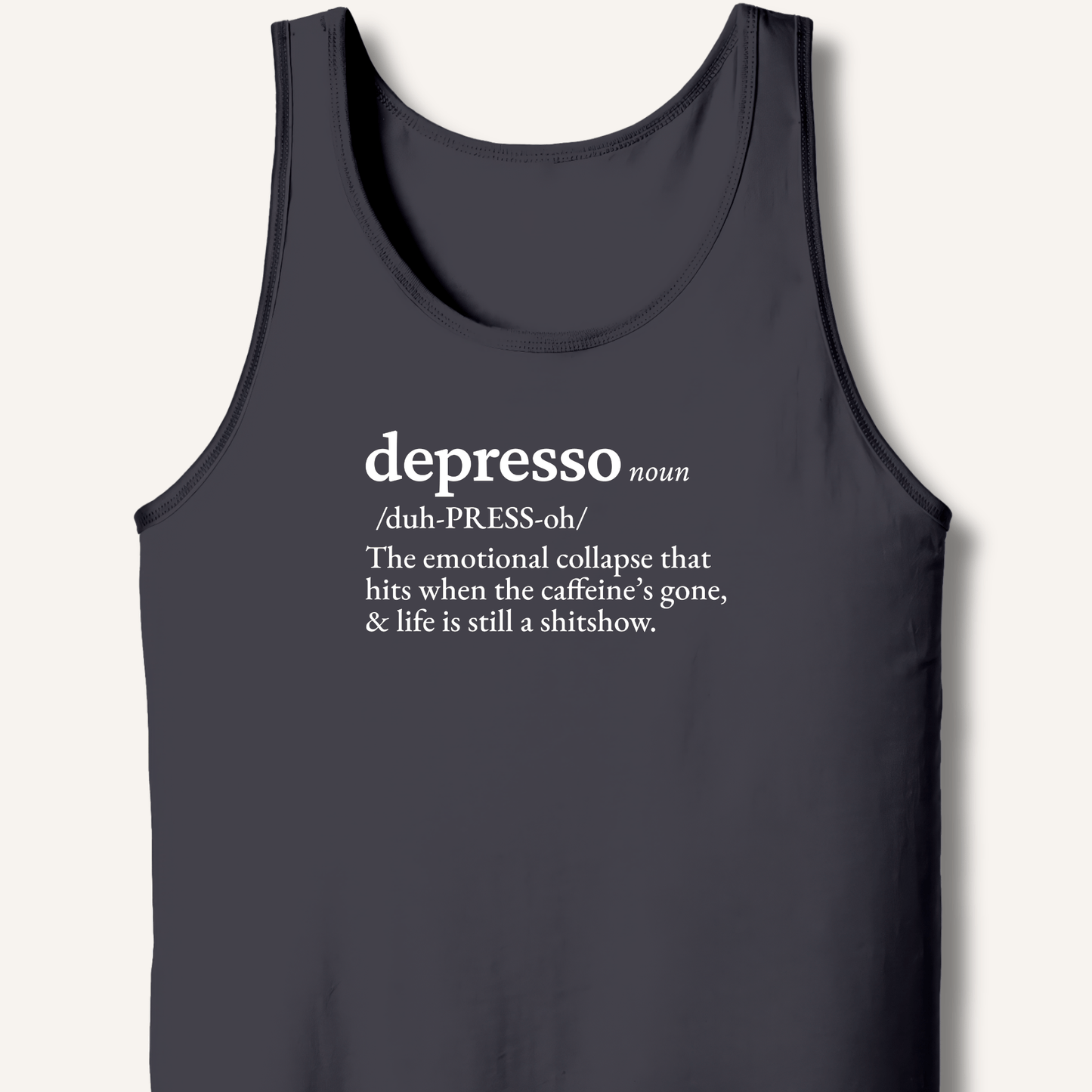 Depresso Definition Tank - Sip & Shirt
