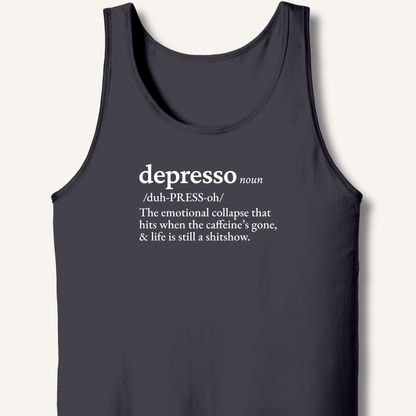 Depresso Definition Tank - Sip & Shirt