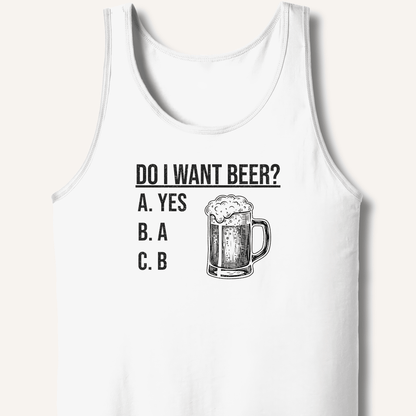 Do I Want Beer? Tank - Sip & Shirt