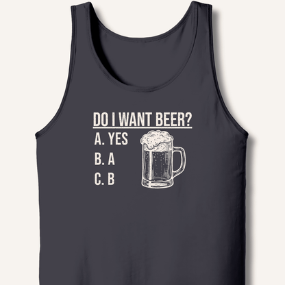 Do I Want Beer? Tank - Sip & Shirt