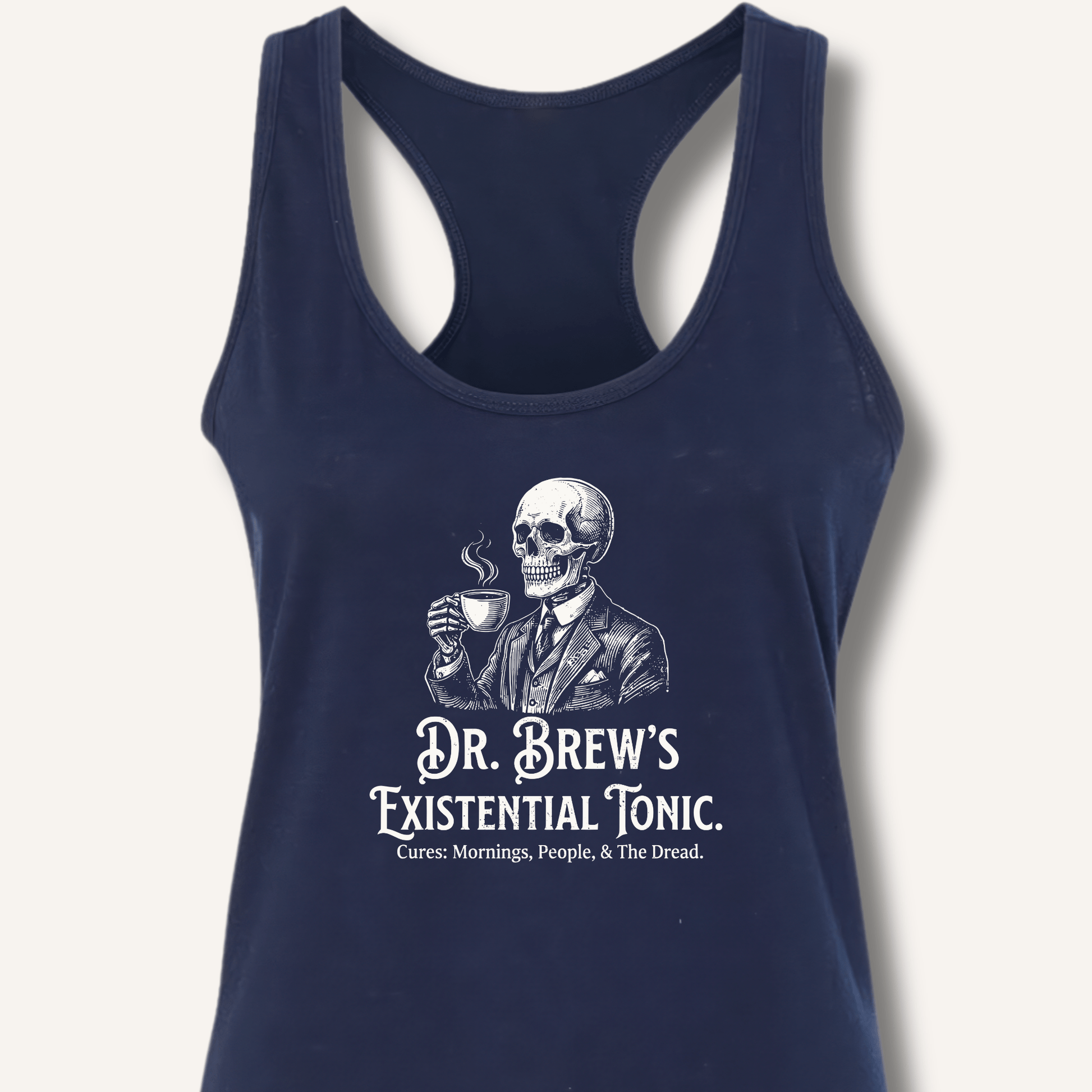 Dr. Brew’s Existential Tonic Racerback Tank - Sip & Shirt